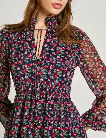 Rochie lunga Pepe Jeans, floral print