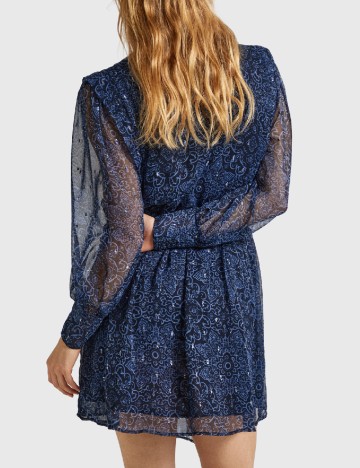 Rochie scurta Pepe Jeans, albastru