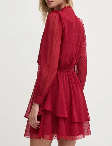 Rochie scurta Pepe Jeans, rosu
