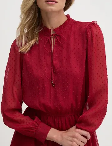 Rochie scurta Pepe Jeans, rosu