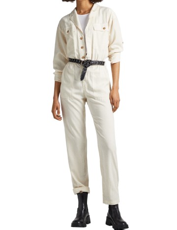 Salopeta Pepe Jeans, crem