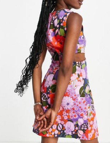 Rochie scurta Morgan de toi, mix culori