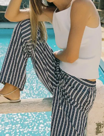 Pantaloni Zara, albastru