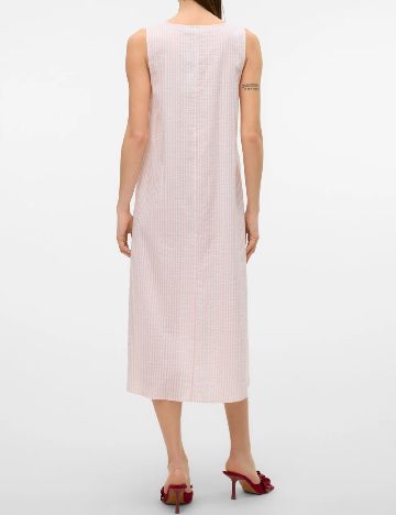Rochie medie Vero Moda, roz