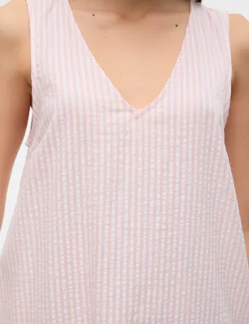Rochie medie Vero Moda, roz Roz