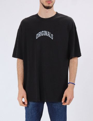 Tricou Oversize Jack&Jones, gri