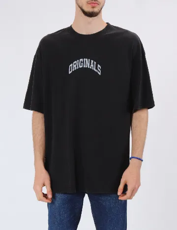 Tricou Oversize Jack&Jones, gri