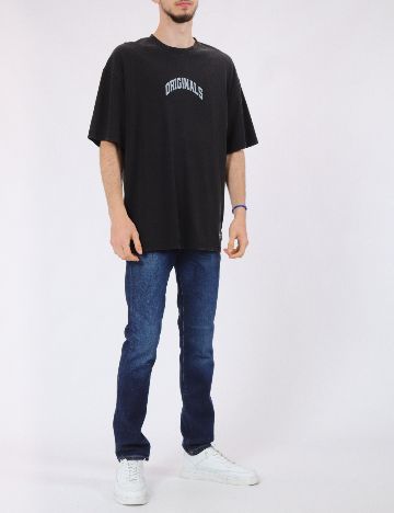 Tricou Oversize Jack&Jones, gri