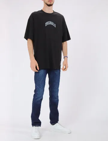 Tricou Oversize Jack&Jones, gri