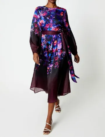 Rochie medie Coast, floral print Floral print