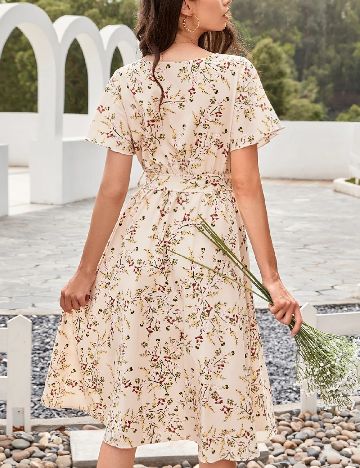 Rochie medie SHEIN, crem