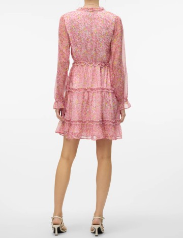 Rochie scurta Vero Moda, roz