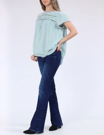 Bluza Vero Moda, turcoaz