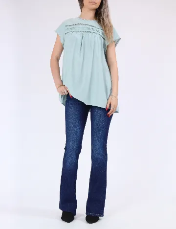 Bluza Vero Moda, turcoaz