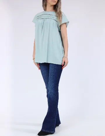 Bluza Vero Moda, turcoaz