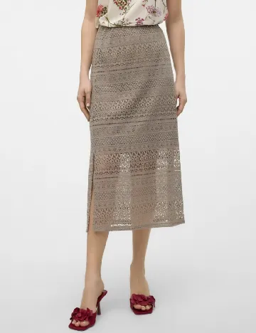 Fusta Vero Moda, gri