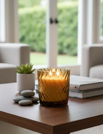 Lumanare parfumata Zd Trading, maro