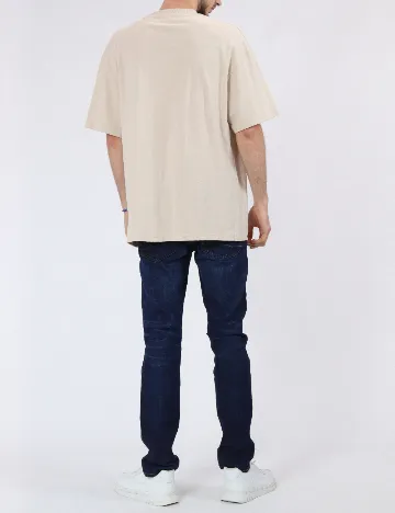 Tricou Jack&Jones, crem