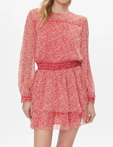 Rochie scurta Pepe Jeans, rosu