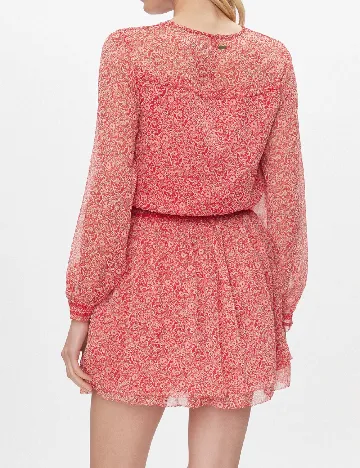 Rochie scurta Pepe Jeans, rosu