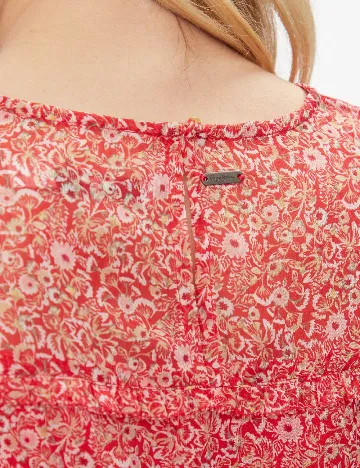 Rochie scurta Pepe Jeans, rosu