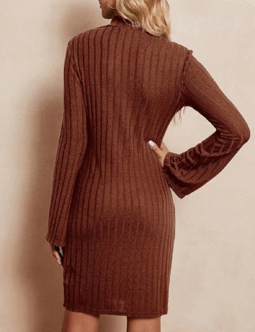 Rochie scurta SHEIN, maro
