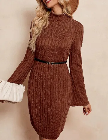 Rochie scurta SHEIN, maro