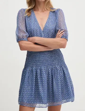 Rochie scurta Pepe Jeans, albastru