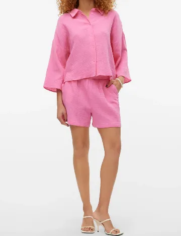 Pantaloni scurti Vero Moda, roz