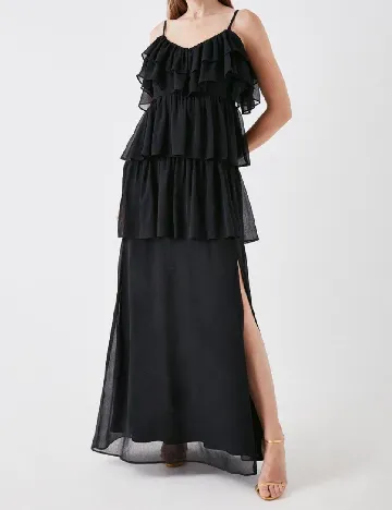 Rochie lunga Coast, negru
