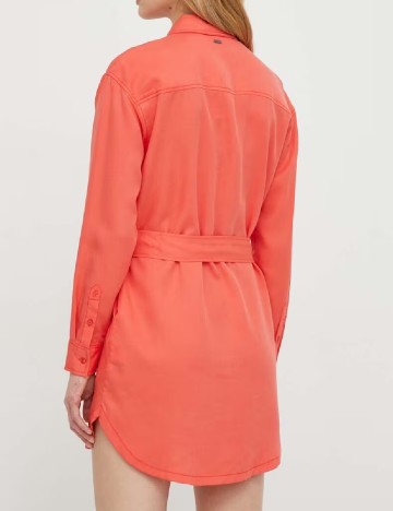 Rochie scurta Pepe Jeans, corai