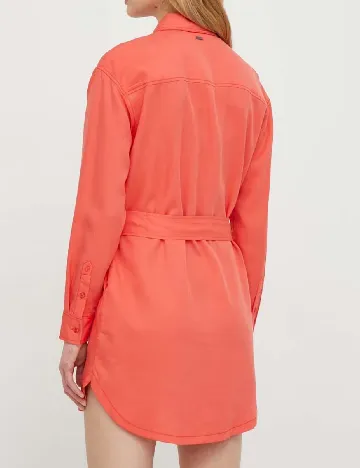 Rochie scurta Pepe Jeans, corai
