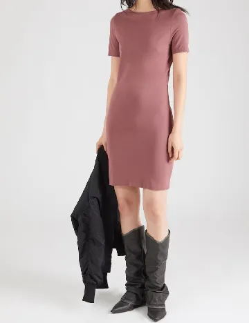 Rochie scurta Vero Moda, roz pudra
