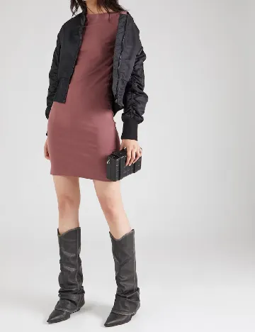 Rochie scurta Vero Moda, roz pudra