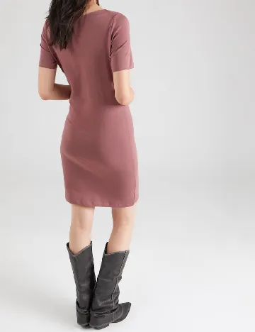 Rochie scurta Vero Moda, roz pudra