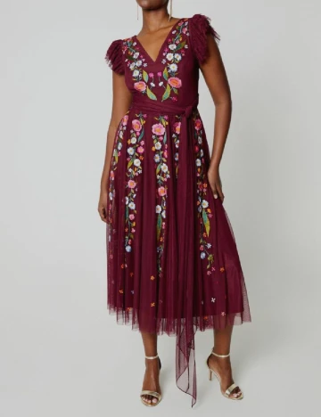 Rochie medie Coast, visiniu Rosu