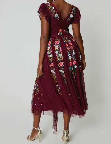 Rochie medie Coast, visiniu Rosu