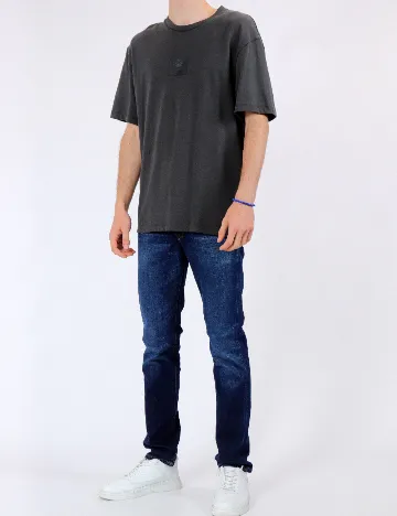 Tricou Jack&Jones, gri inchis Gri
