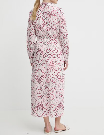 Rochie medie Pepe Jeans, alb