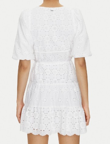 Rochie scurta Pepe Jeans, alb