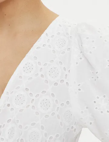Rochie scurta Pepe Jeans, alb