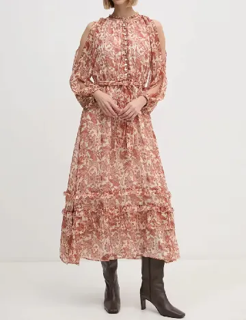 Rochie medie Pepe Jeans, maro
