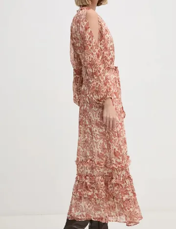 Rochie medie Pepe Jeans, maro