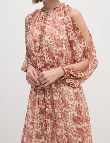 Rochie medie Pepe Jeans, maro