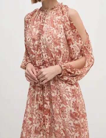 Rochie medie Pepe Jeans, maro