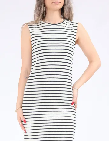 Rochie lunga Jacqueline de Yong, ecru