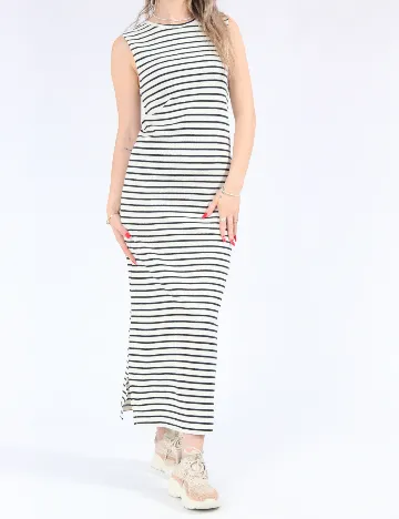Rochie lunga Jacqueline de Yong, ecru
