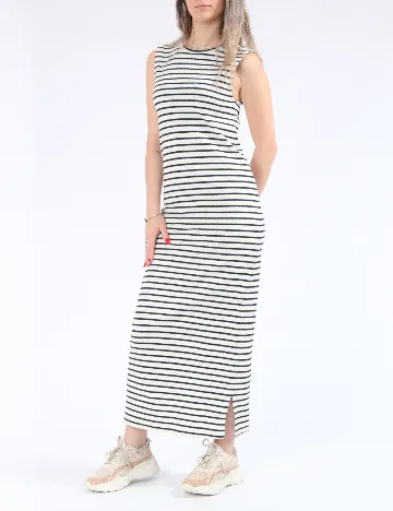 Rochie lunga Jacqueline de Yong, ecru