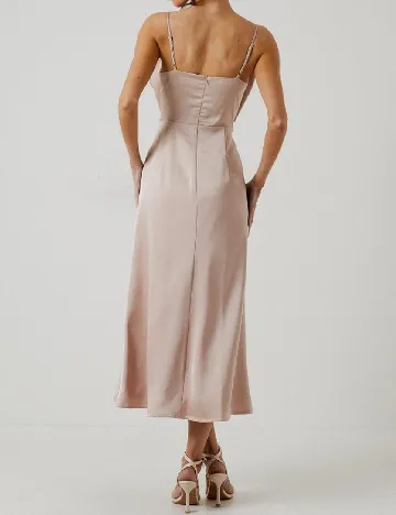 Rochie medie Coast, crem