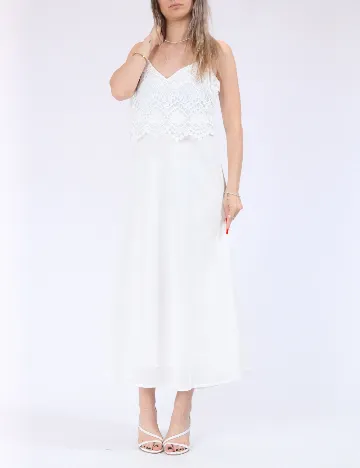 Rochie lunga Only, alb